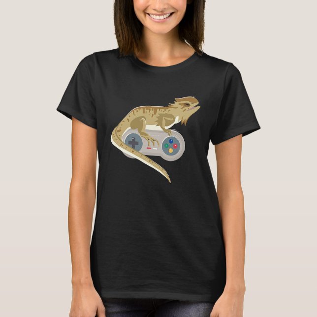 Camiseta Juego de Reptiles Bearg Dragon Video Controller (Anverso)