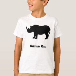 Camiseta Juego de Rhino en negro