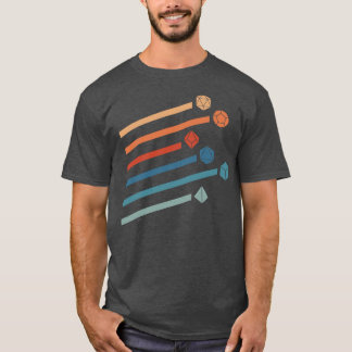 Camiseta Juego de rol Retro Dice Tabletop
