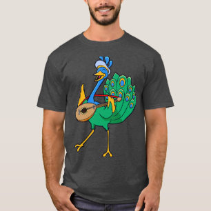 Camiseta Juego de Roleplay Carácter Barrera Minstrel Peacoc