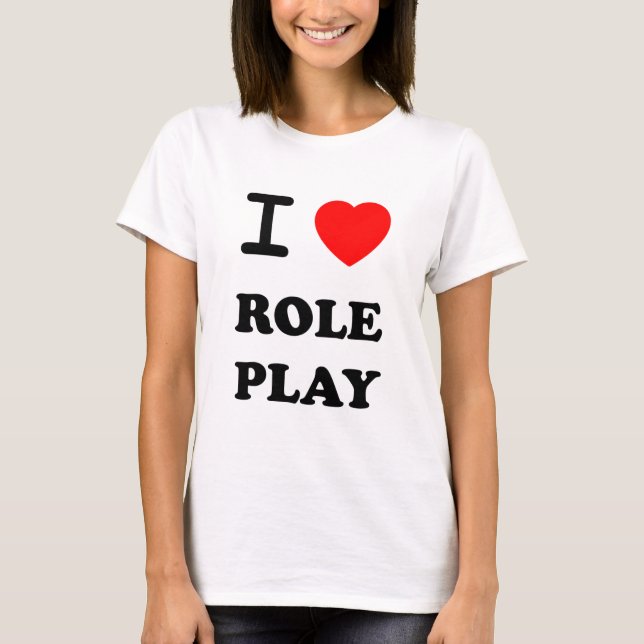 Camiseta Juego de roles de corazón (Anverso)