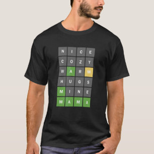 Camiseta Juego de rompecabezas cruzado de palabras para mad