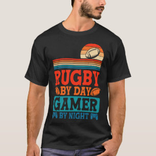 Camiseta Juego De Rugby By Day Gamer Por Juego De Videojueg