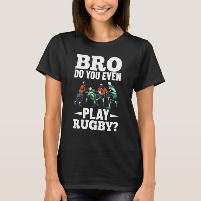 Camiseta Juego de rugby Rupby Deporte de jugador de rugby (Anverso)
