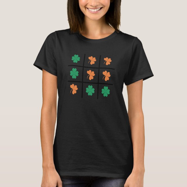 Camiseta Juego de Shamrock de San Patricio Lucky Charm Padd (Anverso)