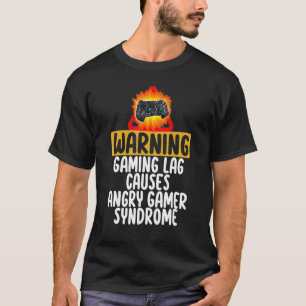 Camiseta Juego de síndrome de Gamer enojado
