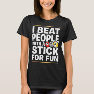 Camiseta Juego De Snooker Golpea A La Gente Con Jugadores D