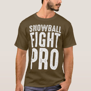 Camiseta Juego de Snowball Fight Pro Funny Snowballing S