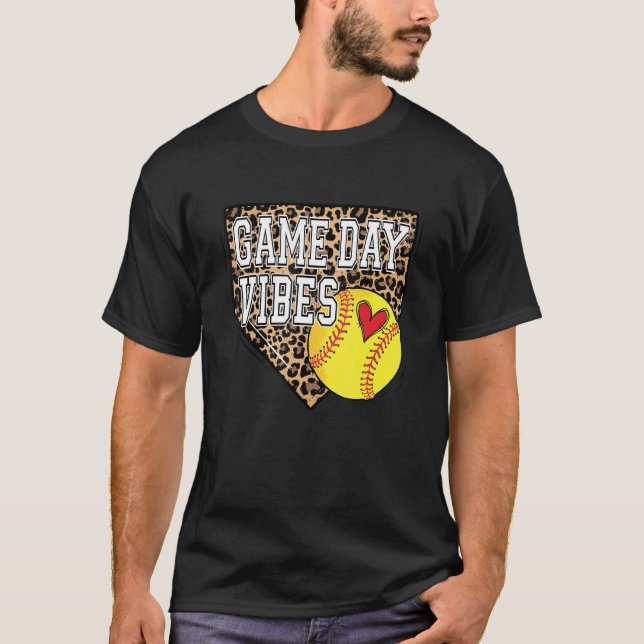 Camiseta Juego de Softball Bleached Vibes Tee Leopard Softb (Anverso)