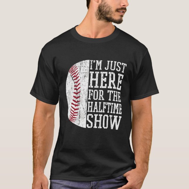 Camiseta Juego de Softball Estoy aquí para el programa de m (Anverso)