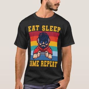 Camiseta Juego de sueño de consumo Repetir juego de azar de