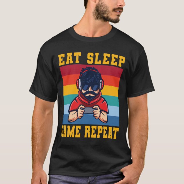 Camiseta Juego de sueño de consumo Repetir juego de azar de (Anverso)