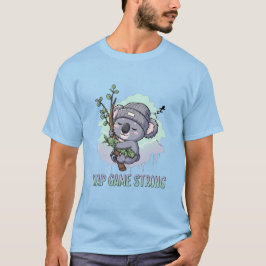 Camiseta Juego de Sueño Fuerte – Koala Dormido Adorable 