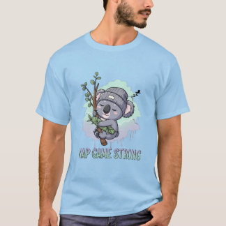 Camiseta Juego de Sueño Fuerte – Koala Dormido Adorable