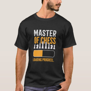 Camiseta Juego de tablero de ajedrez con progreso de carga