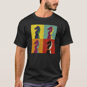 Camiseta Juego de tablero de ajedrez Pie Knight Checkmate P