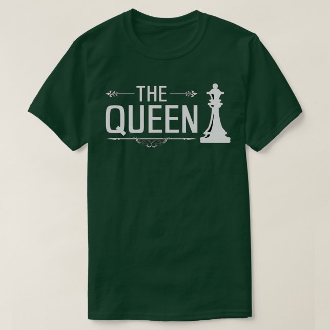 Camiseta Juego de tablero de ajedrez Queen King Checkmate d (Diseño del anverso)