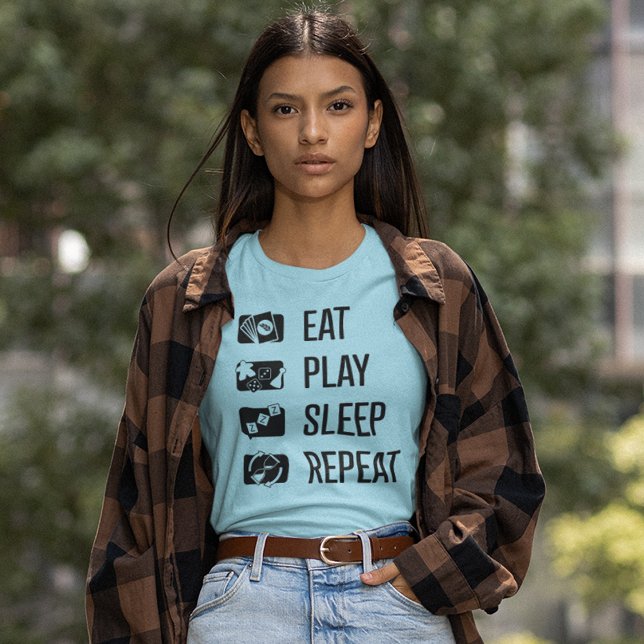 Camiseta Juego de tablero de repetición de sueño de juego d (Subido por el creador)