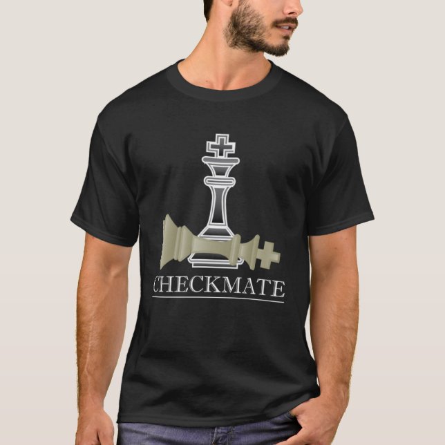 Camiseta Juego de tablero Guay Tees Checkmate Chess (Anverso)