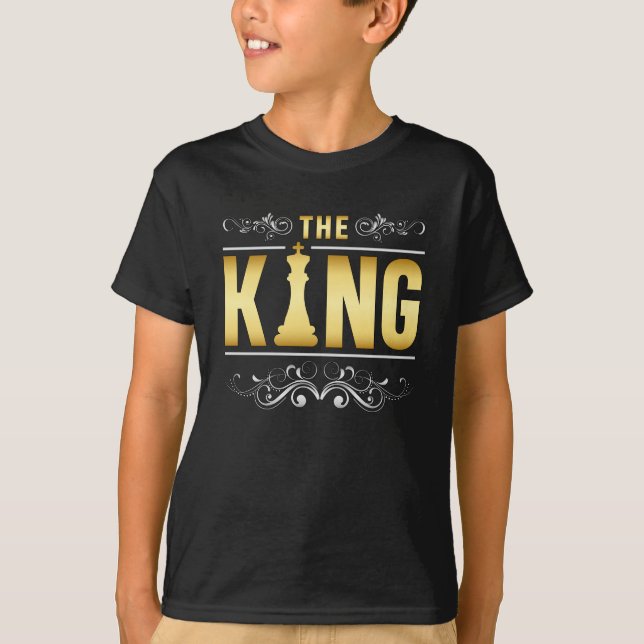 Camiseta Juego de tablero King Checkmate de ajedrez (Anverso)