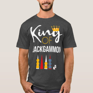 Camiseta Juego de tablero Rey del Backgammon Jugador del Ba