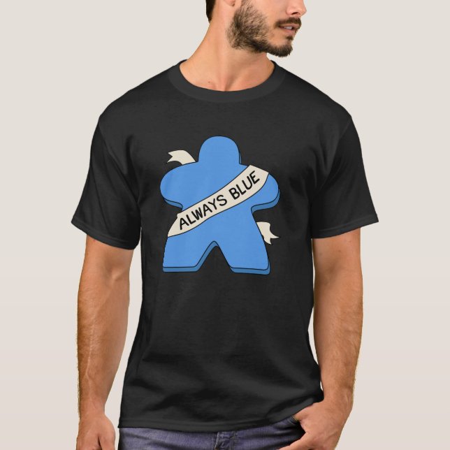Camiseta Juego de tablero siempre azul (Anverso)