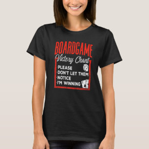 Camiseta Juego de tablero victoria Cant Rol Jugar Rpg