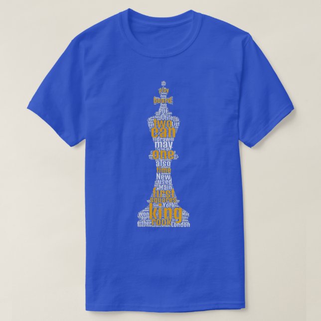 Camiseta Juego de tácticas de ajedrez King Knight Queen Che (Diseño del anverso)