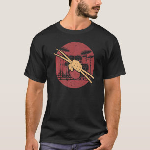 Camiseta Juego de tambores Golpes de tambor Músico de tambo