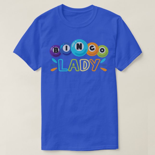 Camiseta Juego de tarjetas de bingo Abuela Jugador de Bingo (Diseño del anverso)