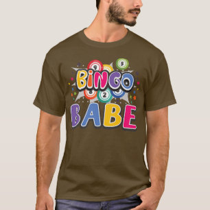 Camiseta Juego de tarjetas de bingo Abuela Jugador de Bingo