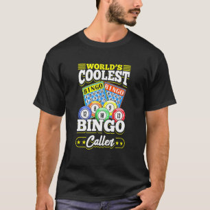 Camiseta Juego de tarjetas de Bingo Palabras más frías del