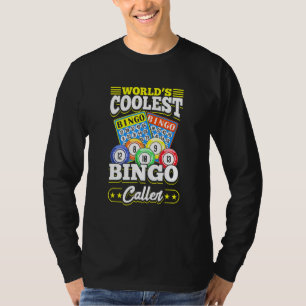 Camiseta Juego de tarjetas de Bingo Palabras más frías del 