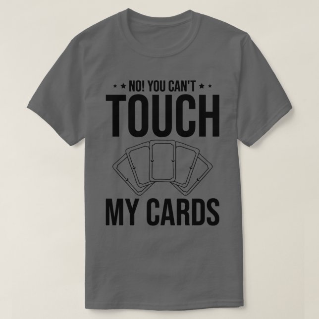 Camiseta Juego de tarjetas de intercambio divertida TCG No  (Diseño del anverso)