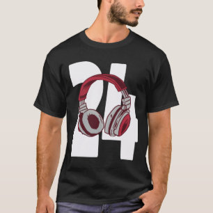 Camiseta Juego de video 24 años Regalo de juegos de cumplea