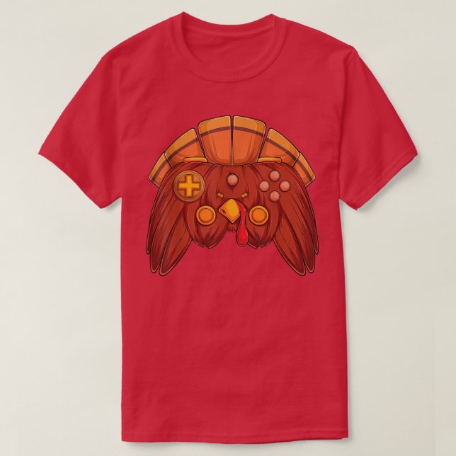Camiseta Juego de video Acción de Gracias Controlador de Tu (Diseño del anverso)