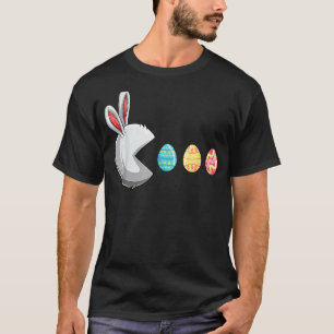 Camiseta Juego de video Bunny Eat Eggs Gamer Niños Niños Ni