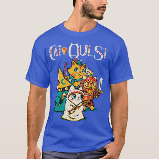 Camiseta Juego de video Cat Quest Rpg Cats