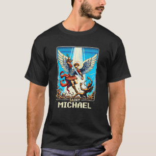 Camiseta Juego de video católico del Arcángel San Miguel
