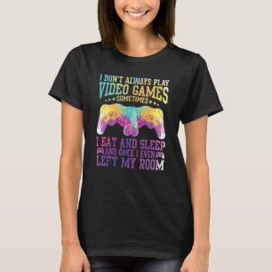 Camiseta Juego de video Cita Gamer Pun Diseño de texto