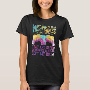 Camiseta Juego de video Cita Gamer Pun Diseño de texto