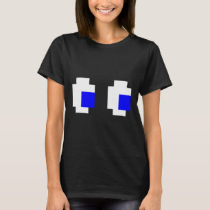 Camiseta Juego de video de arcade de Ghost Eyes Pixel de 8 