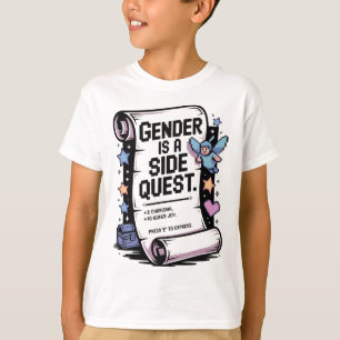 Camiseta Juego de video de género de jugador no binario es