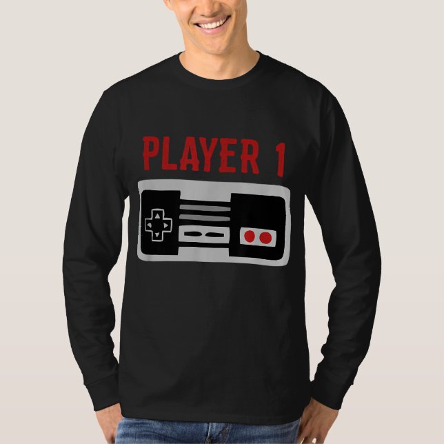 Camiseta Juego de video de la familia que coincide con el j (Anverso)