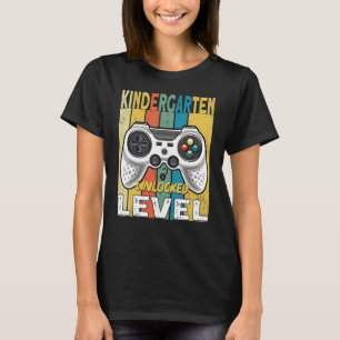 Camiseta Juego de vídeo desbloqueado de nivel Kindergarten