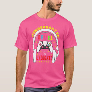 Camiseta Juego de vídeo desbloqueado de nivel Kindergarten 