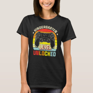 Camiseta Juego de vídeo desbloqueado de nivel Kindergarten 