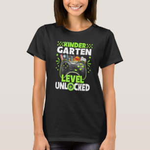 Camiseta Juego de vídeo desbloqueado de nivel Kindergarten