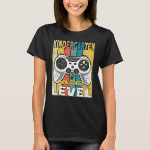 Camiseta Juego de vídeo desbloqueado de nivel Kindergarten