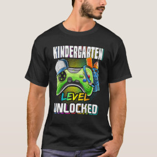 Camiseta Juego de vídeo desbloqueado de nivel Kindergarten